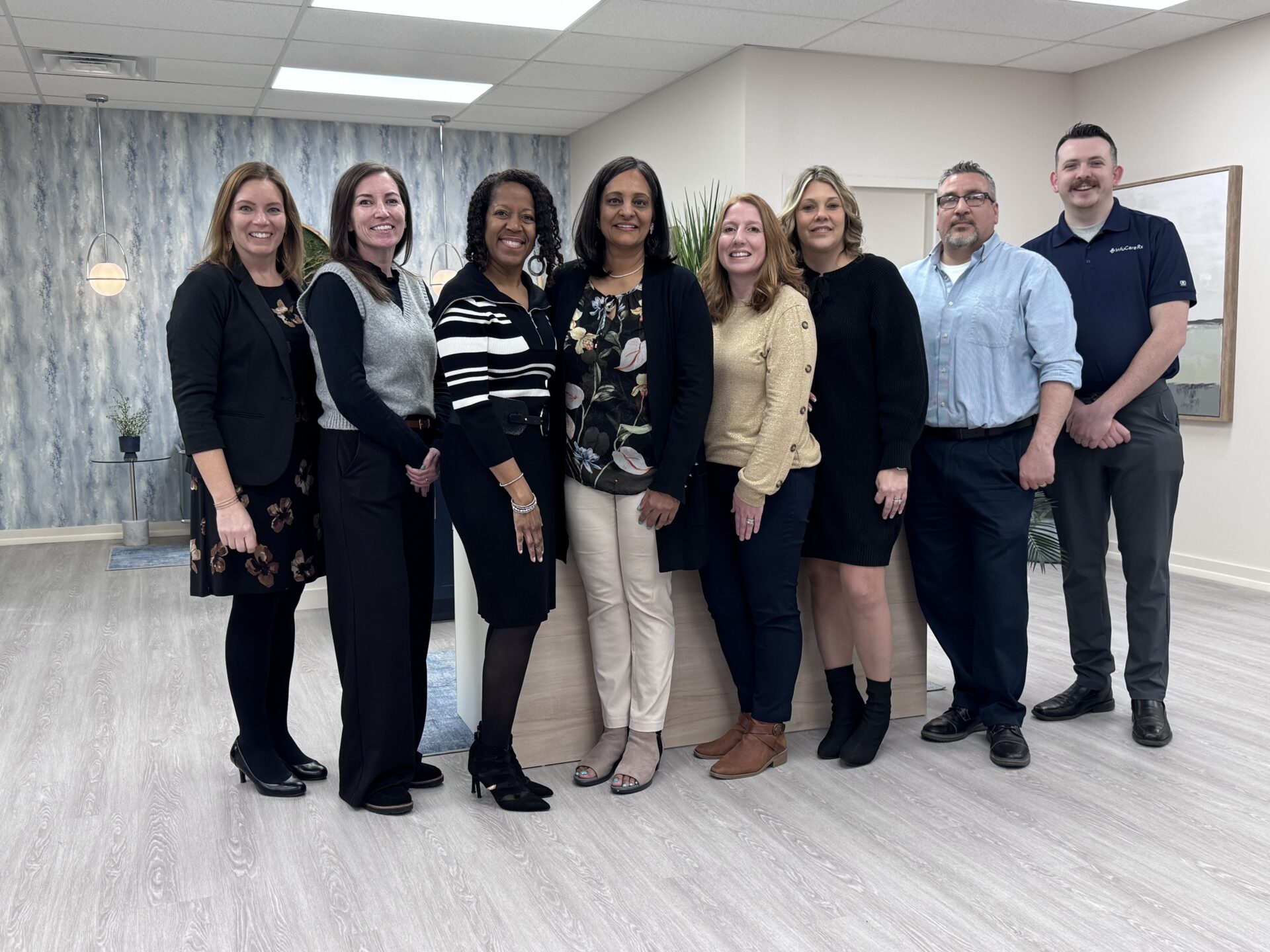 Members of the InfuCare Rx team at the new Infusion Suite in Hershey, PA.